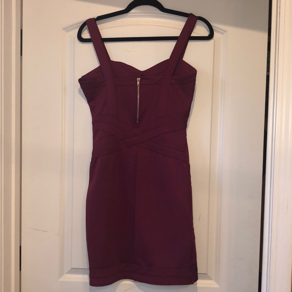 Burgundy Bodycon - Picture 2 of 3